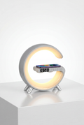 LumiVibe G-Shaped Smart Lamp — RGB Light + Bluetooth Speaker + Wireless Charger | 🇺🇸 US Plug